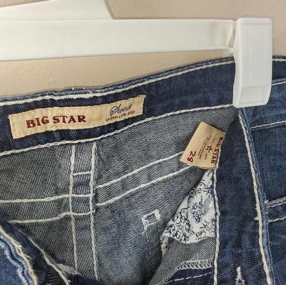 Big Star‎ Sweet Ultra Low Rise Denim Capri Pants Womens Size 29 - Picture 4 of 5